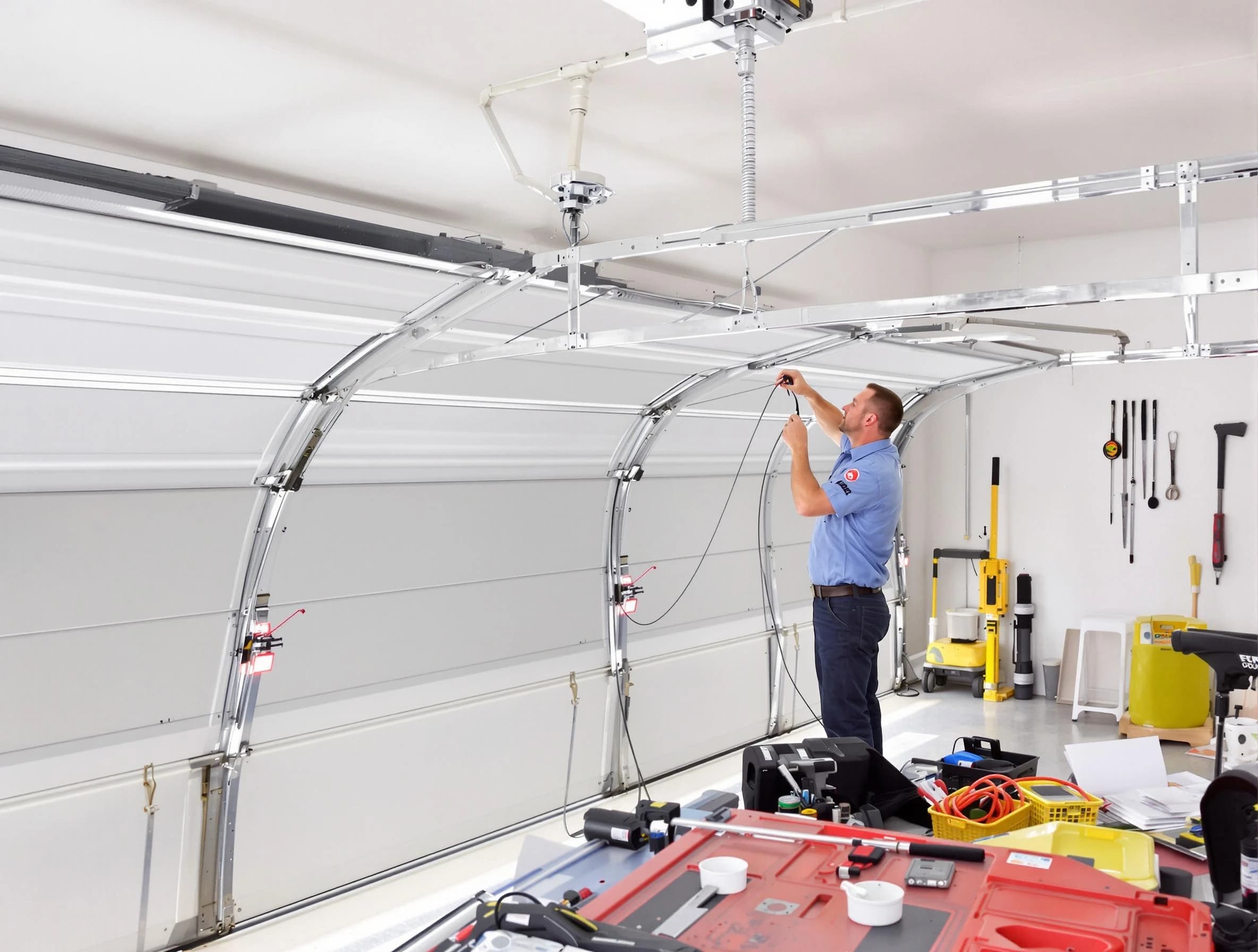 Garage door cable repair service by Princeton Garage Door Repair in Princeton