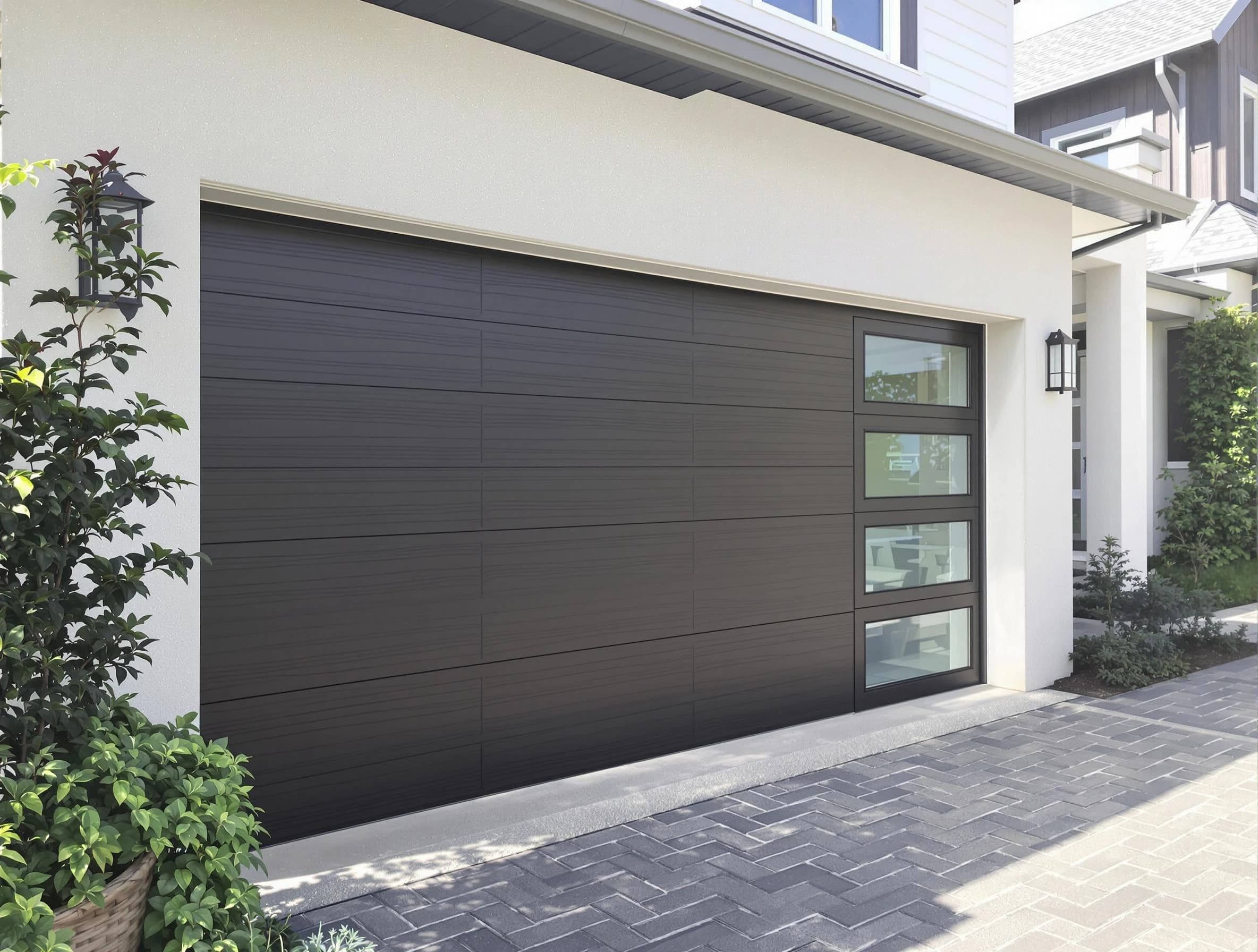 Custom garage door installation by Princeton Garage Door Repair in Princeton