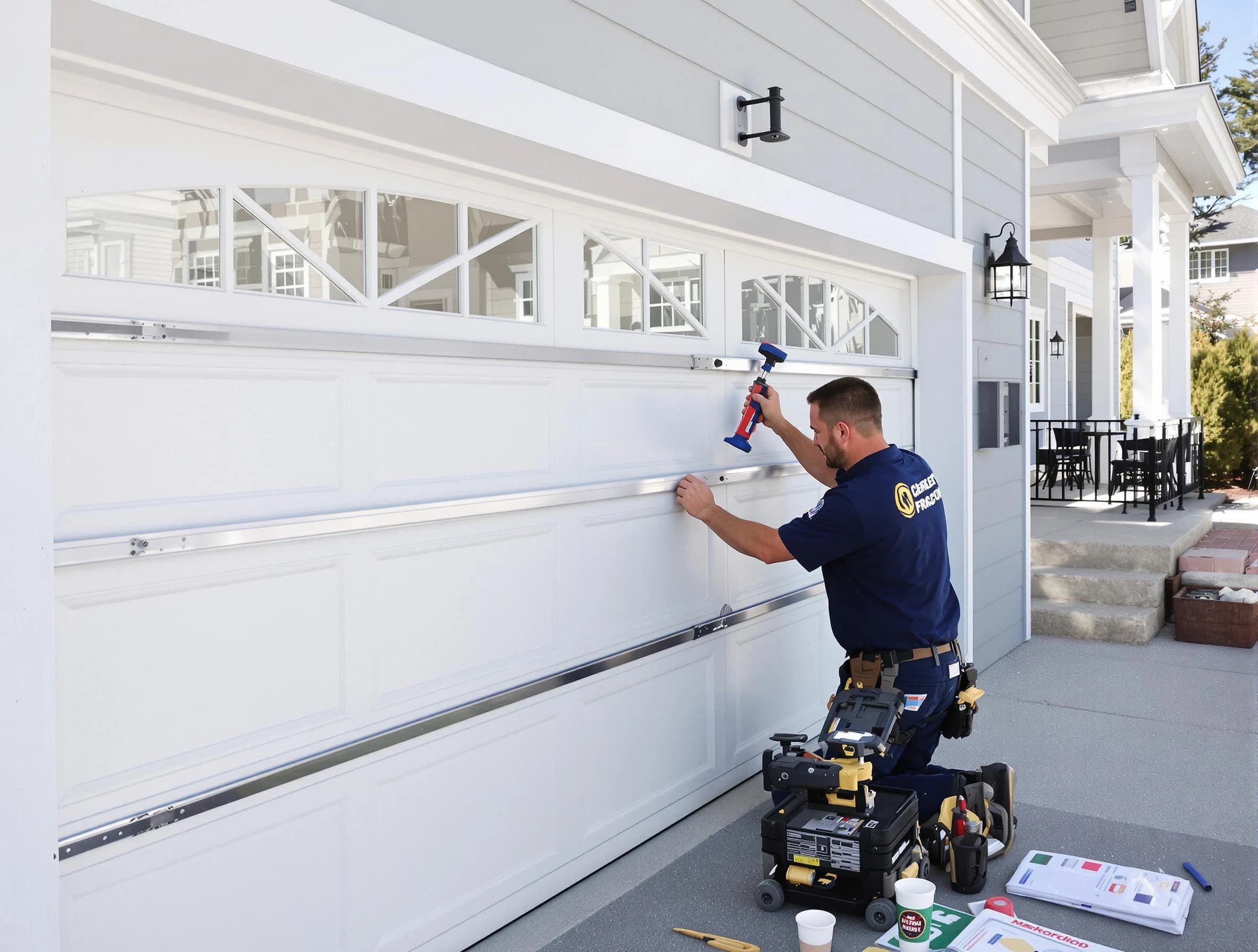 Professional garage door installation by Princeton Garage Door Repair in Princeton