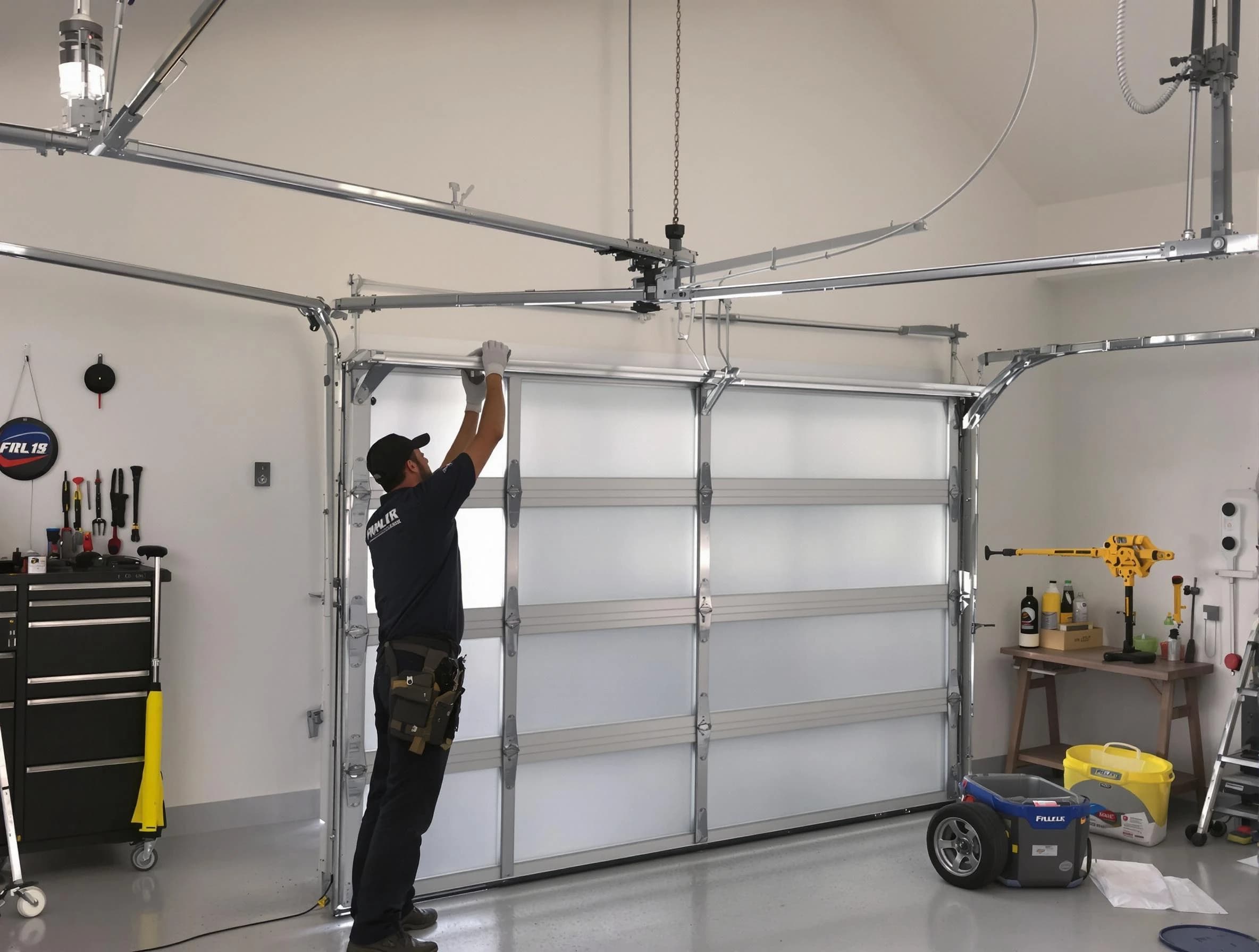 Princeton Garage Door Repair certified team performing precision garage door installation in Princeton