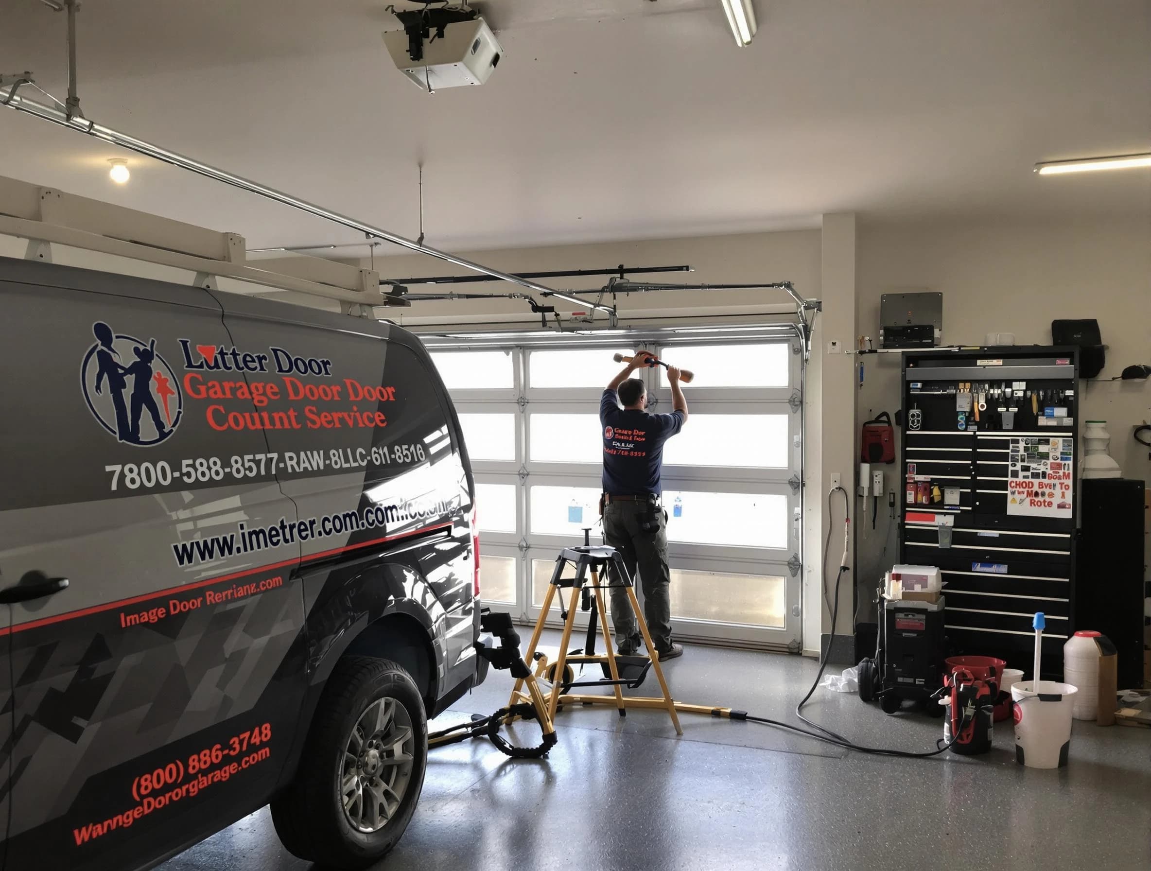 Princeton Garage Door Repair rapid response team performing same-day repair in Princeton